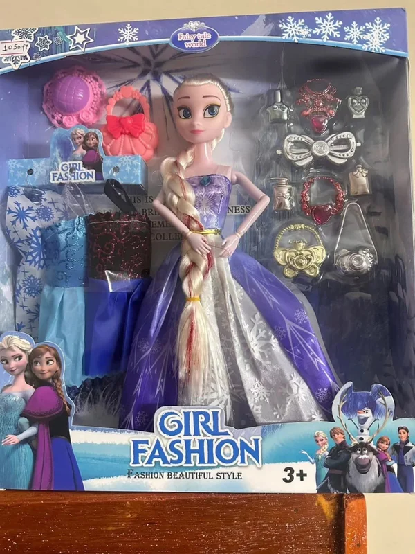 Girl Fashion Beautiful Style Doll Set - Ultimate Wardrobe & Accessories Kit
